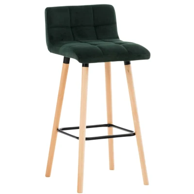 Afbeelding van Barkruk Sauvo Velvet, Groen