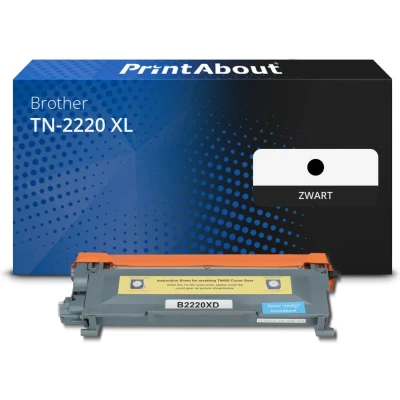 Afbeelding van Huismerk Brother TN 2220 XL Toner Zwart Extra hoge capaciteit