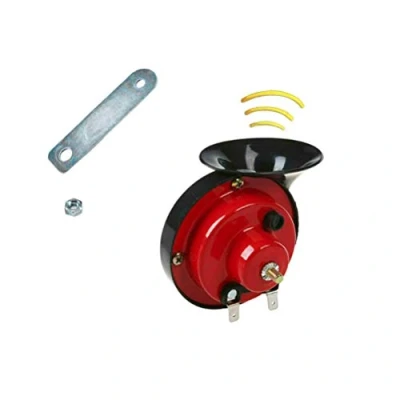 Afbeelding van Super luide 110 dB trein hoorn voor vrachtwagen, trein, boot, auto, elektrische slak type, 12 V waterdicht, dubbele auto en motorfiets