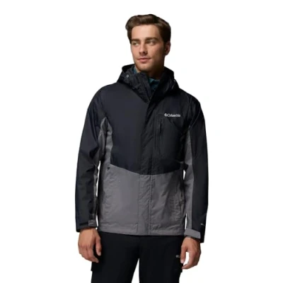 Afbeelding van Columbia Pouring Adventure™ III Jacket Heren Outdoorjas Black, City Grey