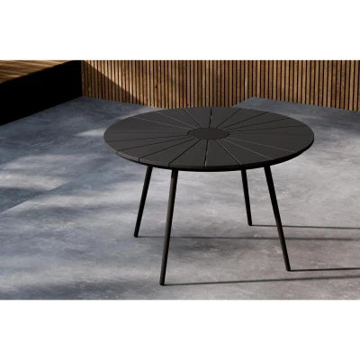 Afbeelding van Esra ronde eettafel Ø120 cm zwart