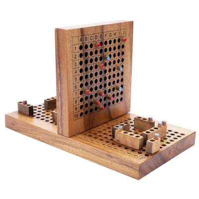 Afbeelding van Engelhart 350430 Houten schepen Traditioneel ecologisch spel van hout Strategiespel Bordspel