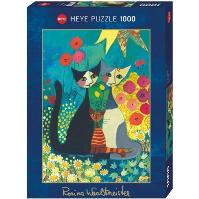Afbeelding van Puzzel Flowerbed,Wachtme.1000 Heye 29616