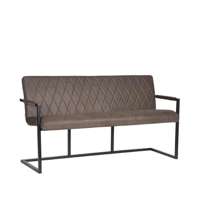 Afbeelding van Eetkamerbank Denmark Antraciet 155 cm