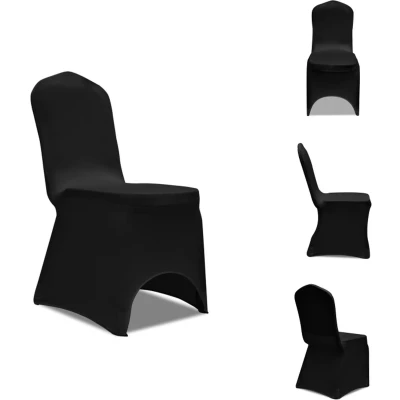 Afbeelding van Hoes voor stoelen 50 stuks (zwart)