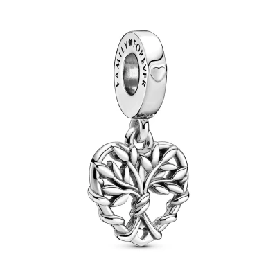 Afbeelding van Pandora Passions 925 Sterling Silver Family Tree Heart Charm 799149C00