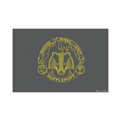 Afbeelding van Wizarding World Harry Potter Deurmat Huffelpuf 45x75cm