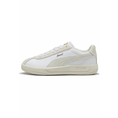 Afbeelding van Puma CLUB Klassika Sneakers laag, Dames, Maat: 35.5, white warm gold Leer/ synthetisch