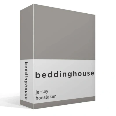 Afbeelding van Beddinghouse Hoeslaken Jersey Taupe 140 x 200/220