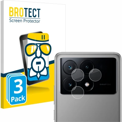 Afbeelding van BROTECT Screenprotector voor Xiaomi Poco X6 Pro (ALLEEN Camera Lens) Folie Beschermfolie Beschermglas transparant (3 Stuks)