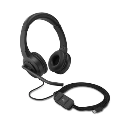 Image de Kensington H1000 Micro casque sur oreille filaire USB C noir