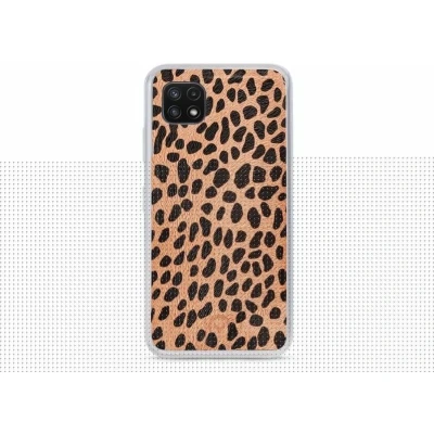 Afbeelding van Mobilize 2in1 Magnet Zipper Case Samsung Galaxy A22 5G Olive/Leopard