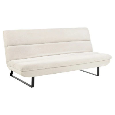 Afbeelding van Slaapbank Beige Stof Zitdiepte 55cm 200x124x91cm Laura Giga Living