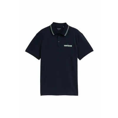 Afbeelding van TOM Tailor Poloshirt, Heren, Maat: Small, Sky captain blue