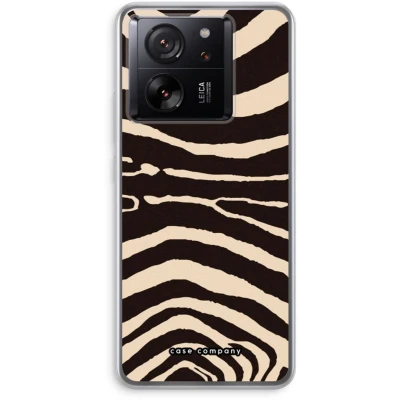 Afbeelding van Case Company® hoesje geschikt voor Xiaomi 13T Arizona Zebra Soft Cover Telefoonhoesje Bescherming aan alle Kanten en Schermrand