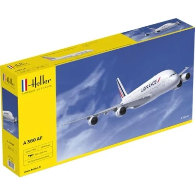 Afbeelding van 1:125 Heller 80436 A380 Airplane AirFrance Plastic Modelbouwpakket
