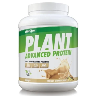 Afbeelding van Per4m Plant Protein 2000g Vanilla Creme Proteïne poeder Eiwitpoeder Eiwitten Eiwit shake Vegan