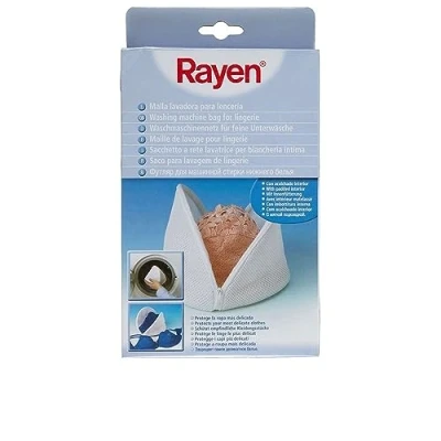 Afbeelding van Rayen Stevige Lingerie waszak BH Wasnet 18 x 15 cm wit