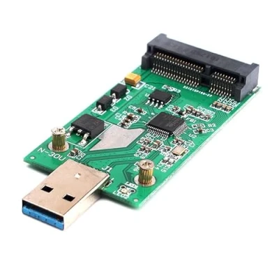 Image de Adaptateur mSATA vers USB 3.0 Pour SSD mini PCIe de type