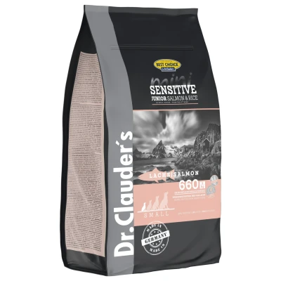 Afbeelding van Dr.Clauder&#039;s Best Choice Junior Mini Zalm Hondenvoer 2 kg