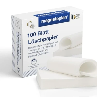 Image de Magnetoplan papier effaceur pour de tableau gris contenu: 100 feuilles (12296)