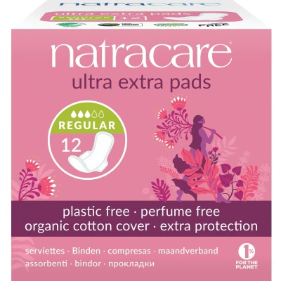 Afbeelding van Natracare Ultra Extra Pads Normal Maandverband 12ST