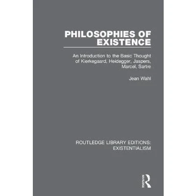 Afbeelding van Routledge Library Editions: Existentialism Philosophies of Existence