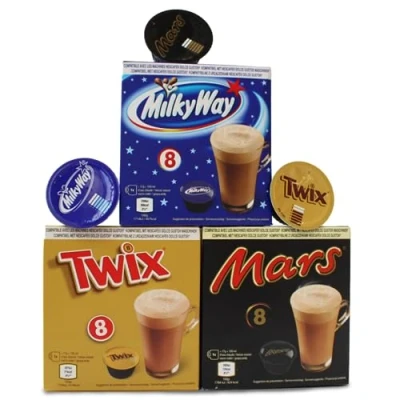 Afbeelding van Dolce Gusto Chocoladedranken 24 capsules (8 maart + 8 Twix Milky Way)