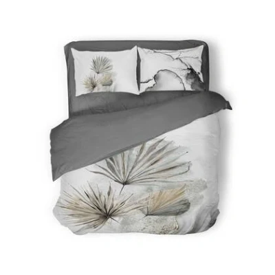 Afbeelding van Eleganzzz Dekbedovertrek Nature&#039;s Embrace White 200x200/220cm Micropercal Tweepersoons Dekbedovertrekken