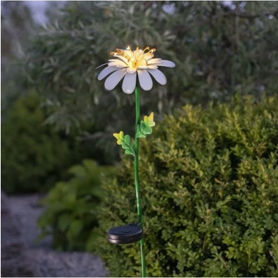 Afbeelding van Solar tuinverlichting Bloem Madeliefje Wit 77 cm
