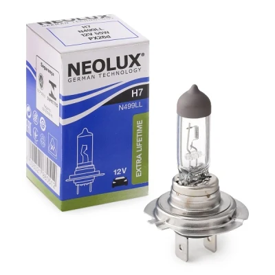 Afbeelding van NEOLUX N499LL Gloeilamp, verstraler H7 12V 55W 3200K Halogeen AUDI: A4 B8 Avant, A3 Sportback, A6 C7 BMW: 3 Saloon, 5 Touring