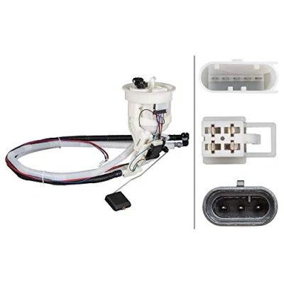 Afbeelding van HELLA 8TF 358 146 431 Brandstoftoevoereenheid Met brandstoftoevoermodule, Zonder pakking drukregelaar Electrisch MERCEDES BENZ: E Class T modell