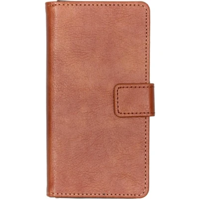 Afbeelding van iMoshion Hoesje Geschikt voor Samsung Galaxy A40 Met Pasjeshouder Luxe Bookcase Bruin