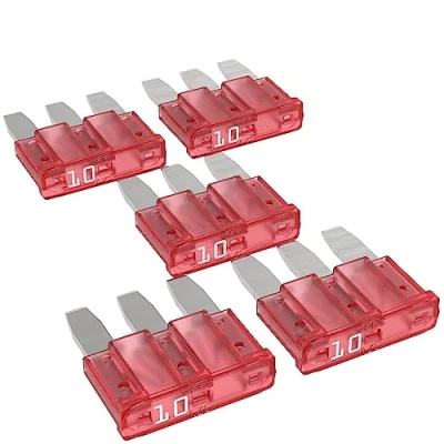Afbeelding van AUPROTEC Micro 3 MikrOTO III 5A bladzekeringen 15A auto steekzekering keuze: 10A ampère rood, 5 stuks