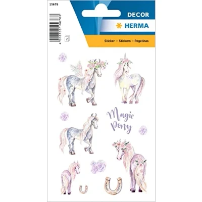 Afbeelding van Herma, Stickers, Motiefsticker Magic Pony, 2 vellen