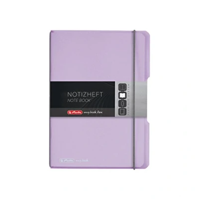 Afbeelding van Herlitz 11408630 notitieboek A5 LIN 80 g/m² 40 vellen lila transparant