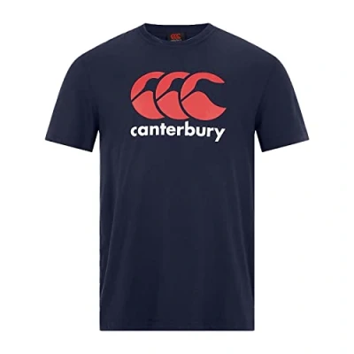Afbeelding van Canterbury Teen Logo T Shirt Navy 14 Jaar