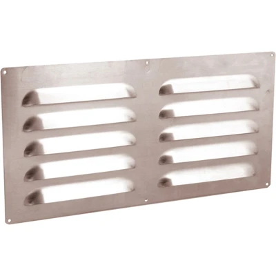 Afbeelding van Nedco schoepenrooster 500x200mm bold line kleine schoep aluminium