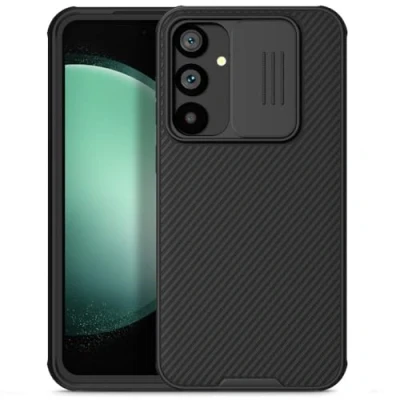 Afbeelding van Nillkin CamShield Hoesje Geschikt voor Samsung Galaxy S23 FE Back Cover met Camera Slider Zwart