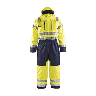 Afbeelding van Blaklader Winteroverall High Vis 6763 1977 Geel/Marineblauw C56
