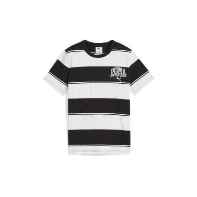 Afbeelding van Puma Class Striped Tshirt print voor kinderen, Maat: 128, Black