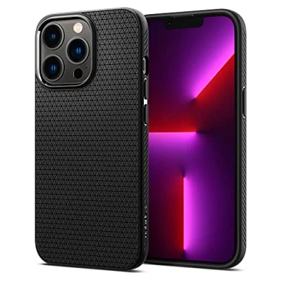 Afbeelding van Spigen Liquid Air Apple iPhone 13 Pro ACS03258 Matt Zwart