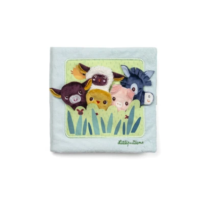Afbeelding van Lilliputiens Activiteitenboek &quot;Babies Vergezeld Van 5 Vingerpoppetjes De Mooie Illustraties En Kleuren Dit Doeboek Maken Boek Super Geschikt Voor Peuters! Loop Samen Door Boerderij Het Boerenerf Observeer Alle Leuke Details