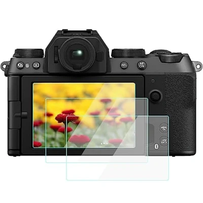 Afbeelding van Komet XS20 Displaybeschermfolie compatibel met Fujifilm X S20 camera, spiegelloos, 9H gehard glas, krasbestendig, luchtbelbestendig, stofdicht, 3 stuks