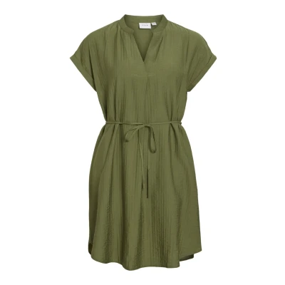 Afbeelding van VILA Viclo Jurk, Dames, Maat: 34, Capulet olive