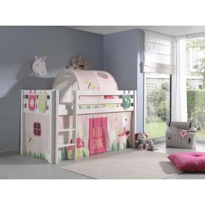 Afbeelding van Vipack Pino halfhoogslaper Luxe wit (zelf samen te stellen)