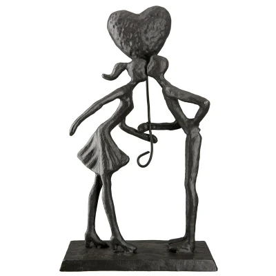 Afbeelding van Gilde Metal Sculpture &#039;Lovers&#039;
