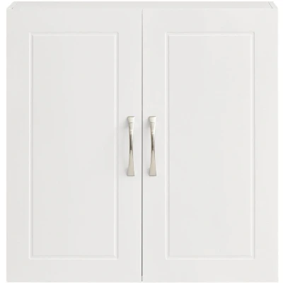 Afbeelding van SoBuy FRG231 W Badkamerkast Hangend Optimaal voor Badkamer, Keuken etc. 60x60x30cm Wit