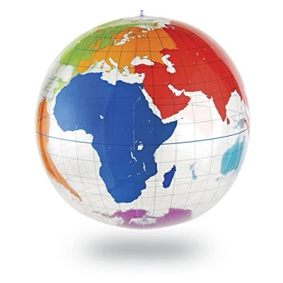 Afbeelding van Beschrijfbare opblaasbare wereldbol (68,5 cm)
