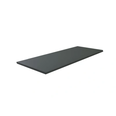 Afbeelding van Wiesbaden Vision topblad 1200x460x25 hoogglans grijs